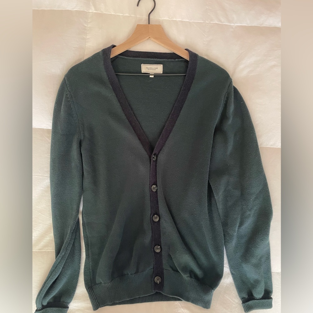 Frank and oak men’s cardigan